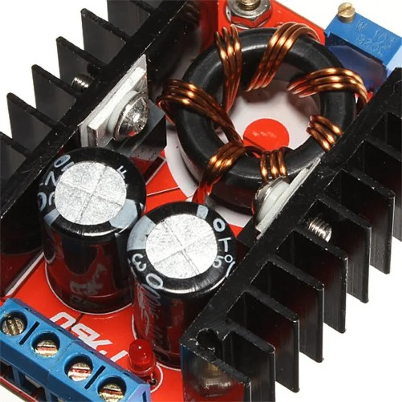 150W DC-DC Boost Converter Step Up Power Supply Module 10-32V To 12-35V 10A Laptop Voltage Charge Board
