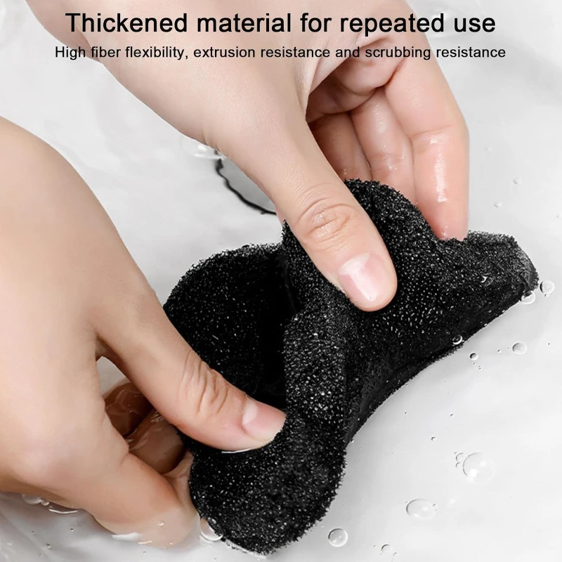 Bear Shape Sponge Cleaning Ball Washing Machine Laundry Ball Pet Hair Remover Reusable Clothes Sofa Cat Dog Hair Cleaning Sponge