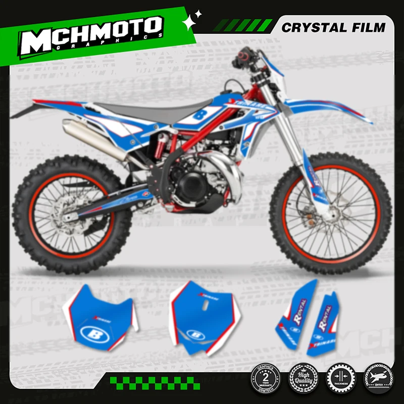 

MCHMFG Motorcycle Team Motorcycle Decal Stickers For Beta Xtrainer 2020-2022 2020 2021 2022 250 300 350 -008