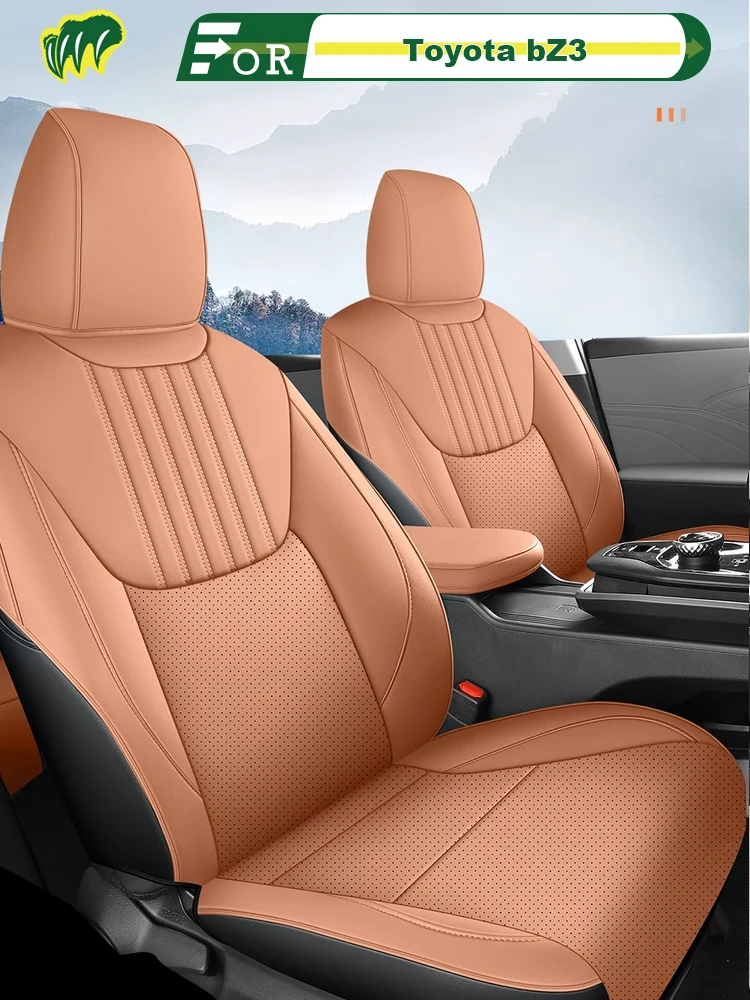 

For Left-Drive Car Seat Cover Of Toyota bZ3 PRO Custom Fit Seat Protector All Season Full Surrounded Interior Accessory