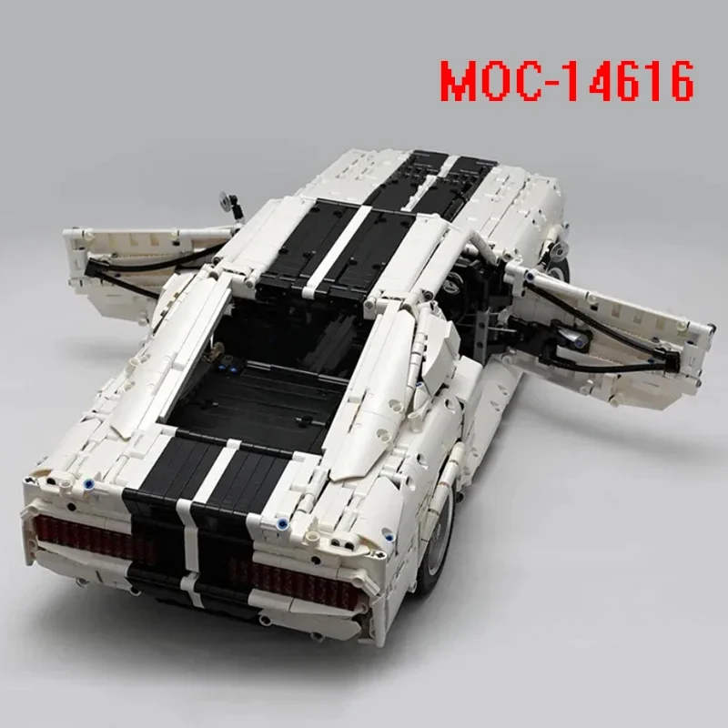 car self-locking building blocks assembly adult children's educational birthday Christmas toy gift ornaments MOC-14616