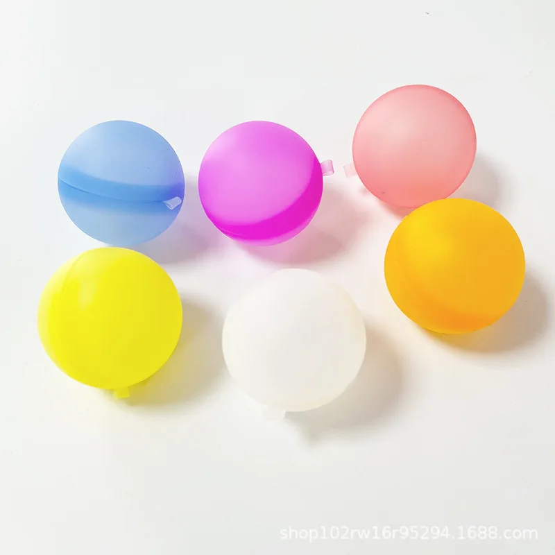 Silicone Water Balloon Reusable Water Balloon for Hitting The Water with Water, Children's Toys, Quick Inflatable For