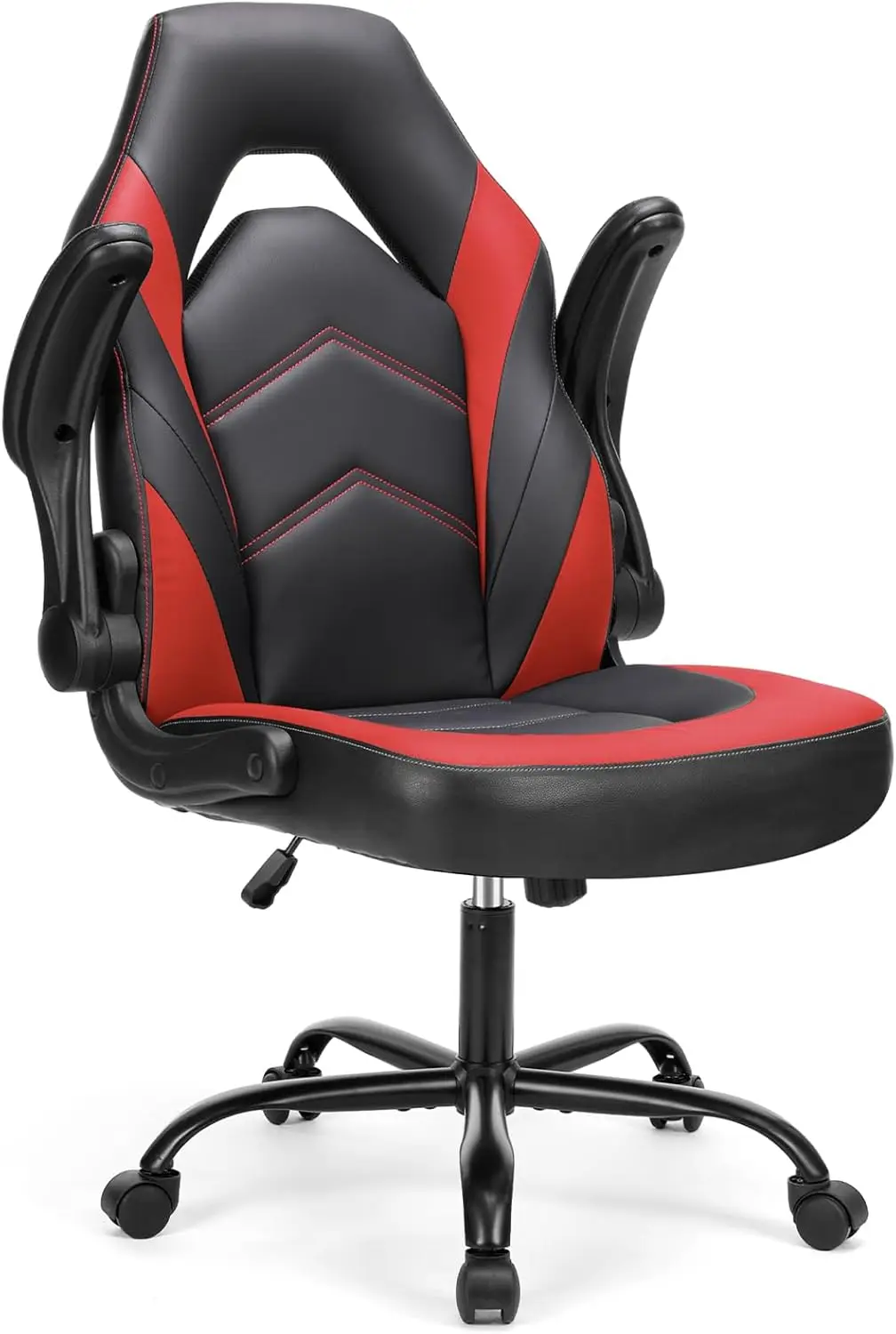 

Computer Gaming Desk Chair - Ergonomic Office Executive Adjustable Swivel Task PU Leather Racing