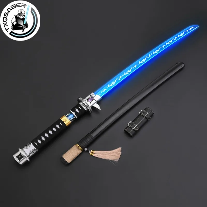 TXQSABER Crystal Heavy Dueling Lightsaber Bluetooth Control Gesture Ignition Colors Change Force Blaster Cosplay Jedi Kids Toys