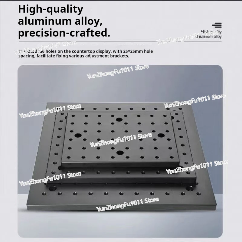 M6 Aperture Optical Flat Plate High-precision Aluminum Alloy Honeycomb Plate Porous Fixed Aluminum Plate Optical Platform