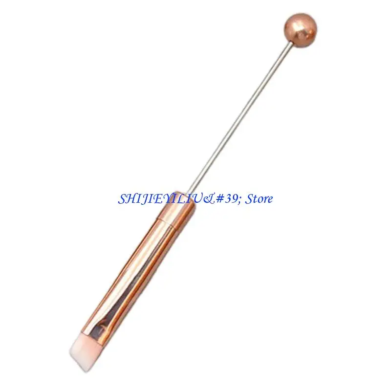 E21F Jewelry Beading DIY Brush Set Essential Makeup Brushes Metal Handle Designing