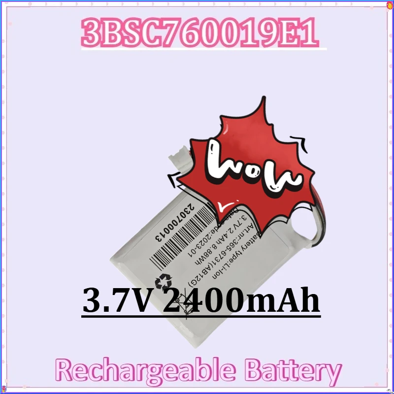 

3.7V 2400mAh New 3BSC760019E1 SB822 High Density Lithium Battery Accessories Rechargeable Batteries