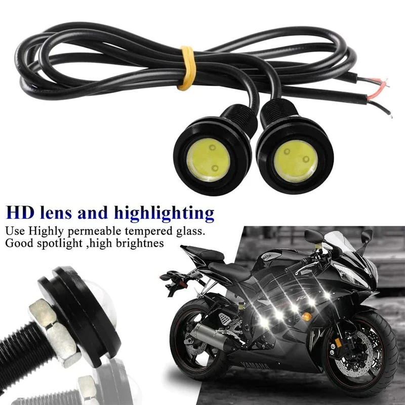 

18MM Car led COB Eagle Eye lights 12V DRL Daytime Running lamp Signal Fog Lights for bmw e46 e90 e39 f10 golf 7 6 mk5 passat b6