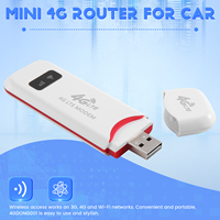 Shop Now 4G LTE Wireless USB Dongle Mobile Hotspot 150Mbps Modem Stick Sim Card Mobile Broadband Mini 4G Router for Car Office