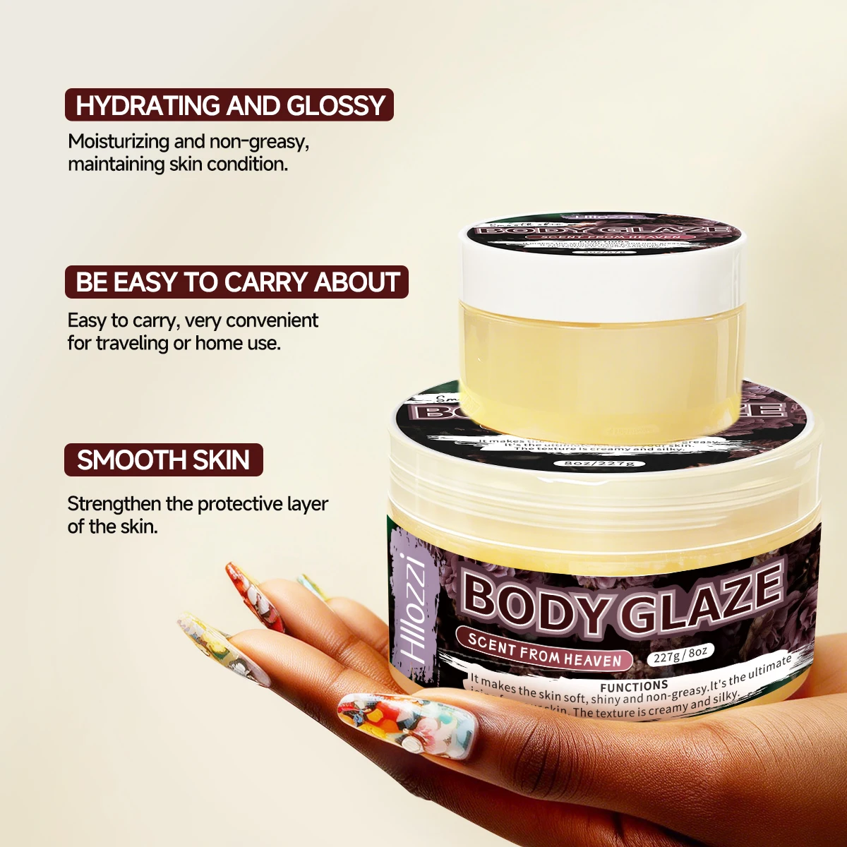 8oz 2oz Body Lotion Women's Fragrance Moisturizes, Protects, and Repai Brighten skin Boost radiance make the skin appear lighter