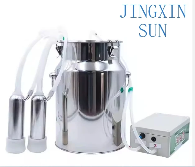 10L Milking Machine for Cattle for Automatic Milk Collector for Dairy Farm Equipment for Portable Stainless Steel Milk Bucket