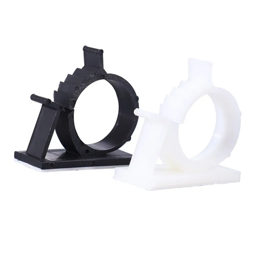 Organizer per cavi regolabile clip per cavi autoadesive supporto per cavo di gestione dei cavi da tavolo per morsetto avvolgicavo di ricarica per PC TV per auto