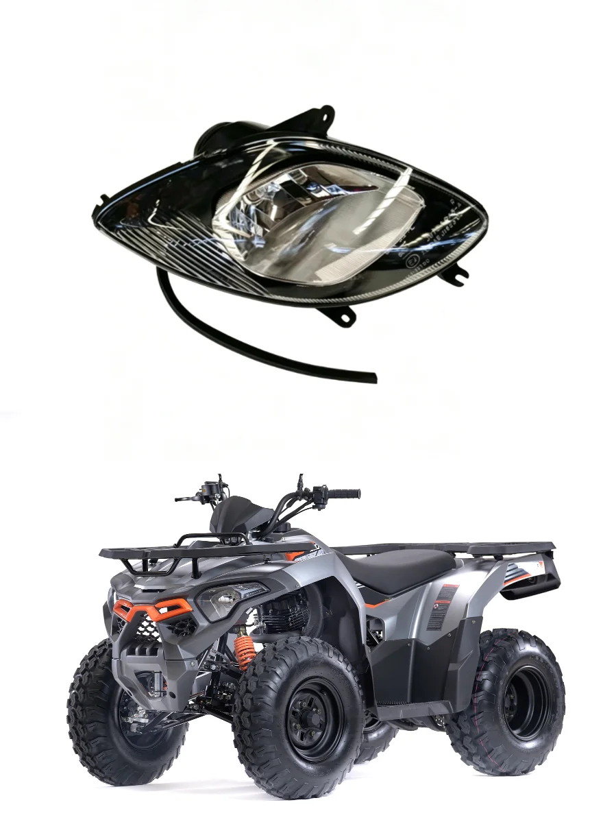 High Brightness ATV Headlight for Loncin 200 Quad 4 Wheeler - Replacement Front Head Lamp