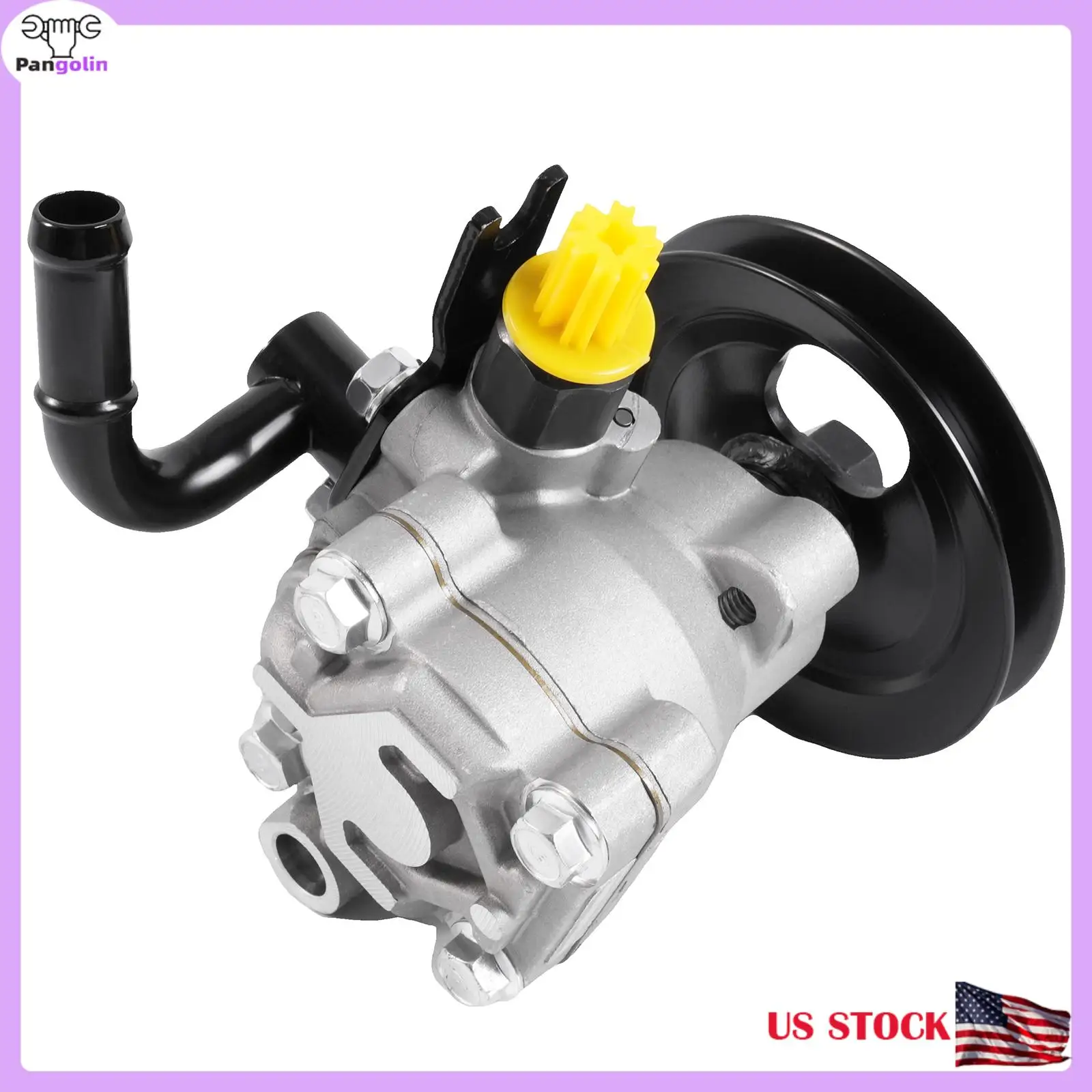 

Pangolin Power Steering Pump with Pulley For Hyundai Accent & Kia Rio 2006-2011 96-4052 571001E001 Engine Parts