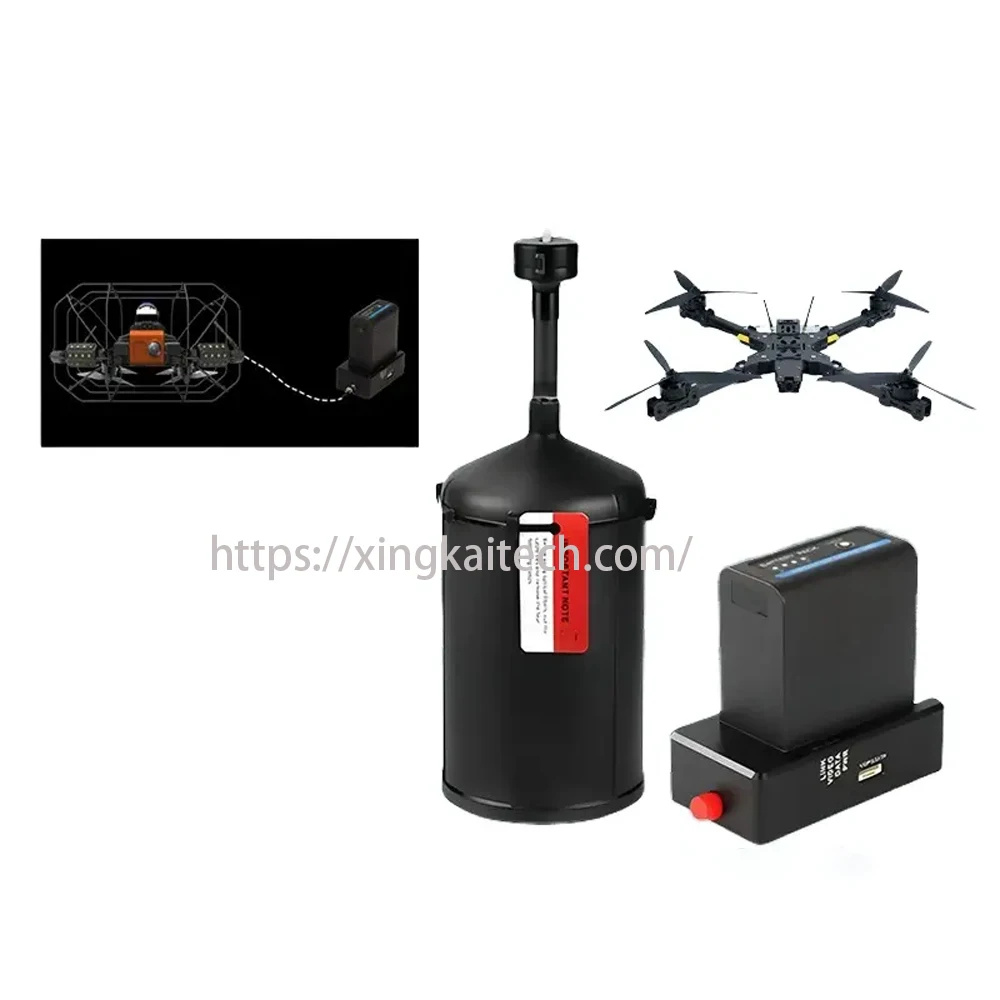 

Optical Fiber Video Data Module 2-10km for FPV Image Transmission to Ground Receiver Optical Link Sky Endpoint Underwater Robot