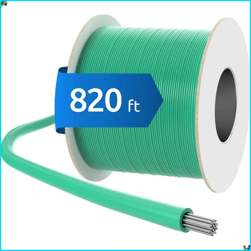 

Robotic Lawn Mower Boundary Wire (820 ft) - 17AWG Ø0.13 in, Easy to Install, Weather Resistant