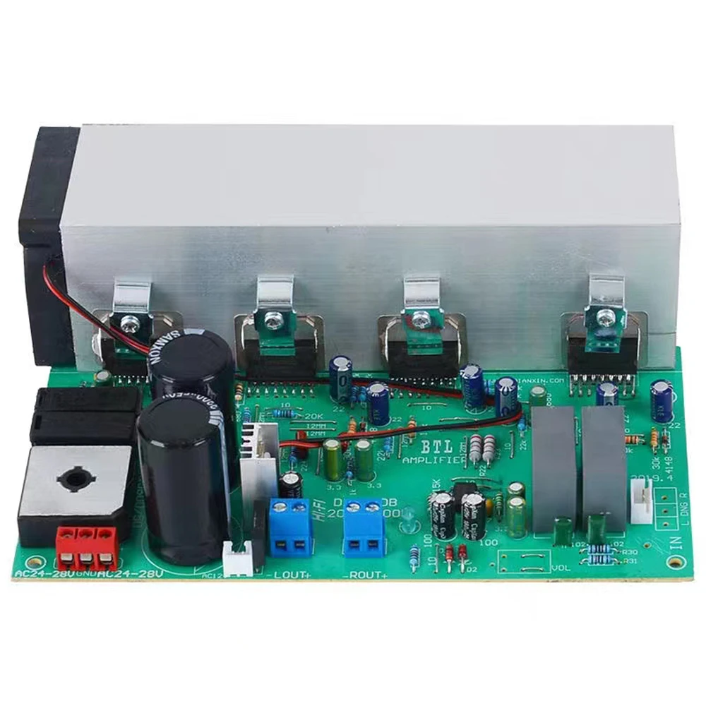 

TDA7294 PRO 2.0 Channel 200W Air-cooled HiFi High-Power Amplifier Board