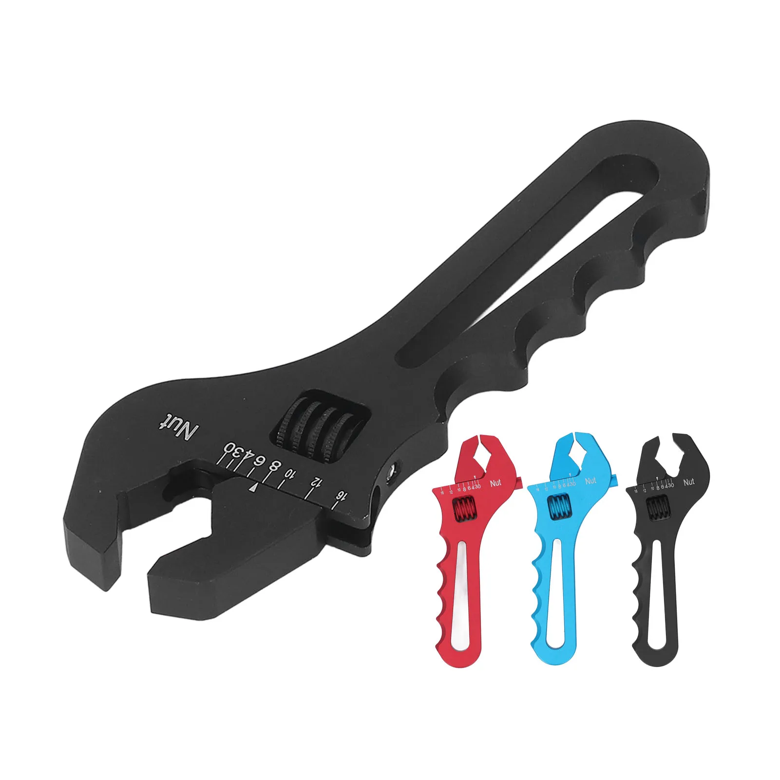 Llave ajustable de aluminio ligera, herramientas de ajuste, llave ajustable AN3‑AN16, herramienta de ajuste ligera de aluminio