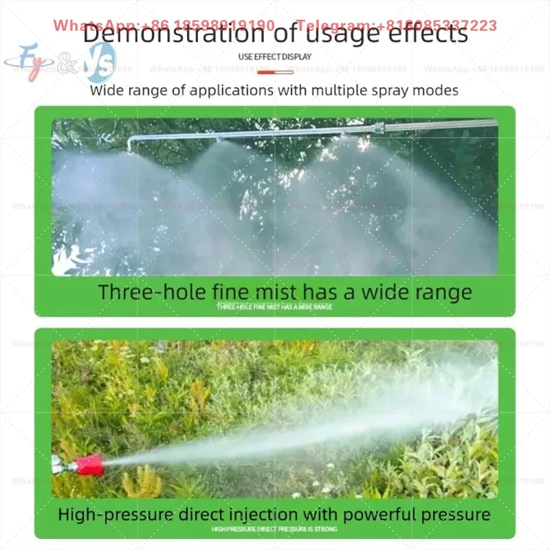 Four-stroke Petrol Engine High Pressure Sprayer, Ideal for Agricultural Irrigation, Garden Flushing & Fruit Tree Disinfection