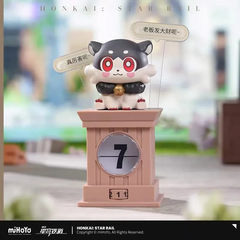 [Genuine] miHoYo Game Honkai Star Rail Chimaera Series Vocal Calendar Anime Prop Desktop Ornament Cartoon Doll Cosplay Xmas Gift