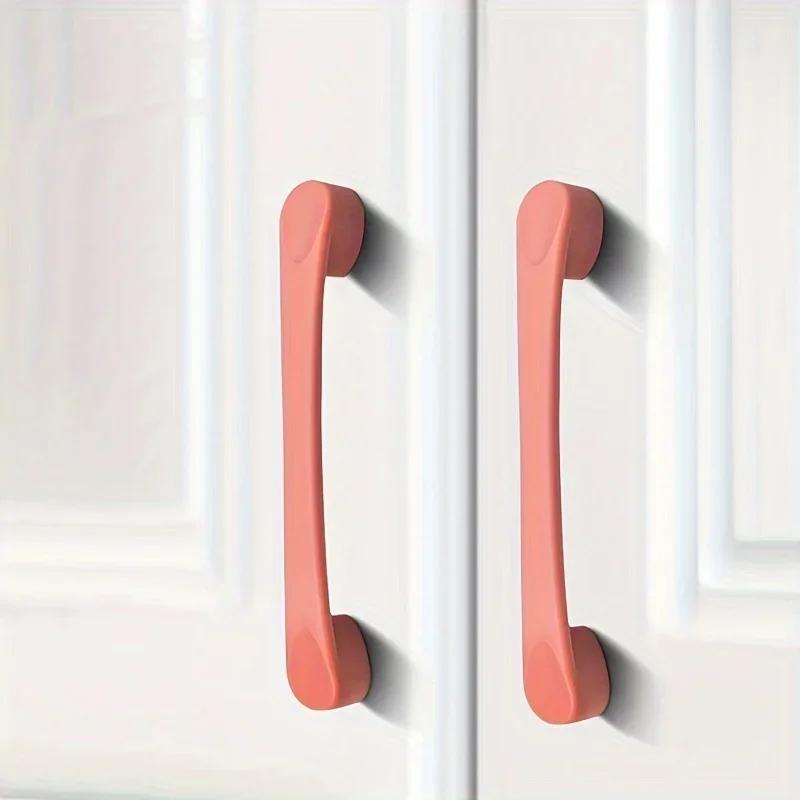 10Pcs Colorful Drawer Handles for Children's Wardrobes and Cabinets Kitchen Cabinet Handles Door Knob  Handles for Furniture