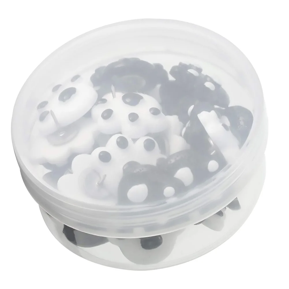 25 قطعة دب مخلب الدب دبوس الراتنج المعادن الإبداعية Thumbtack لمكتب المنزل الرصاصات ملاحظات صغيرة رسم دبوس الدب مخلب Pushpin