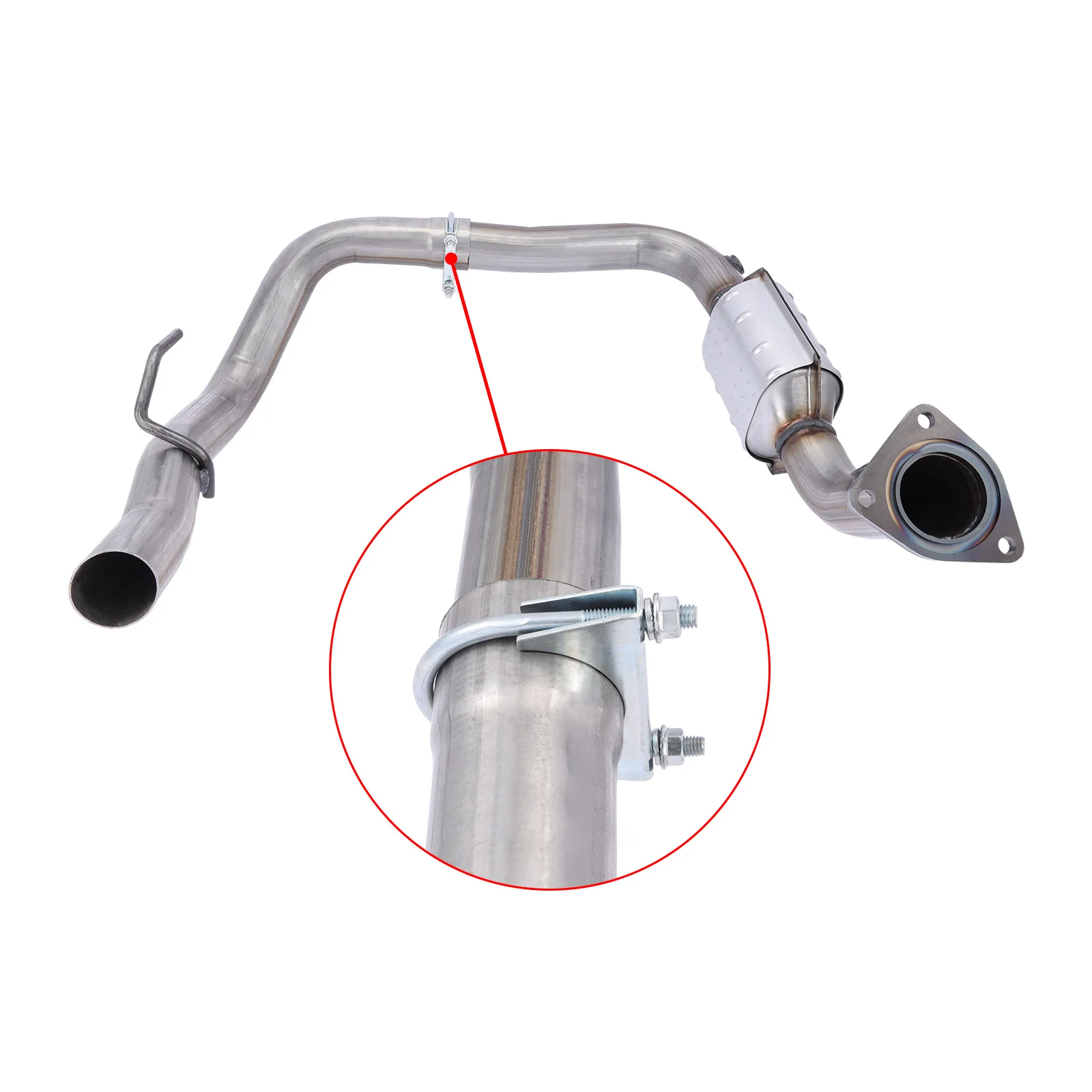 Automotive catalytic converter exhaust system for Hummer H2 2003-2006 Three way catalytic converter manifold exhaust pipe