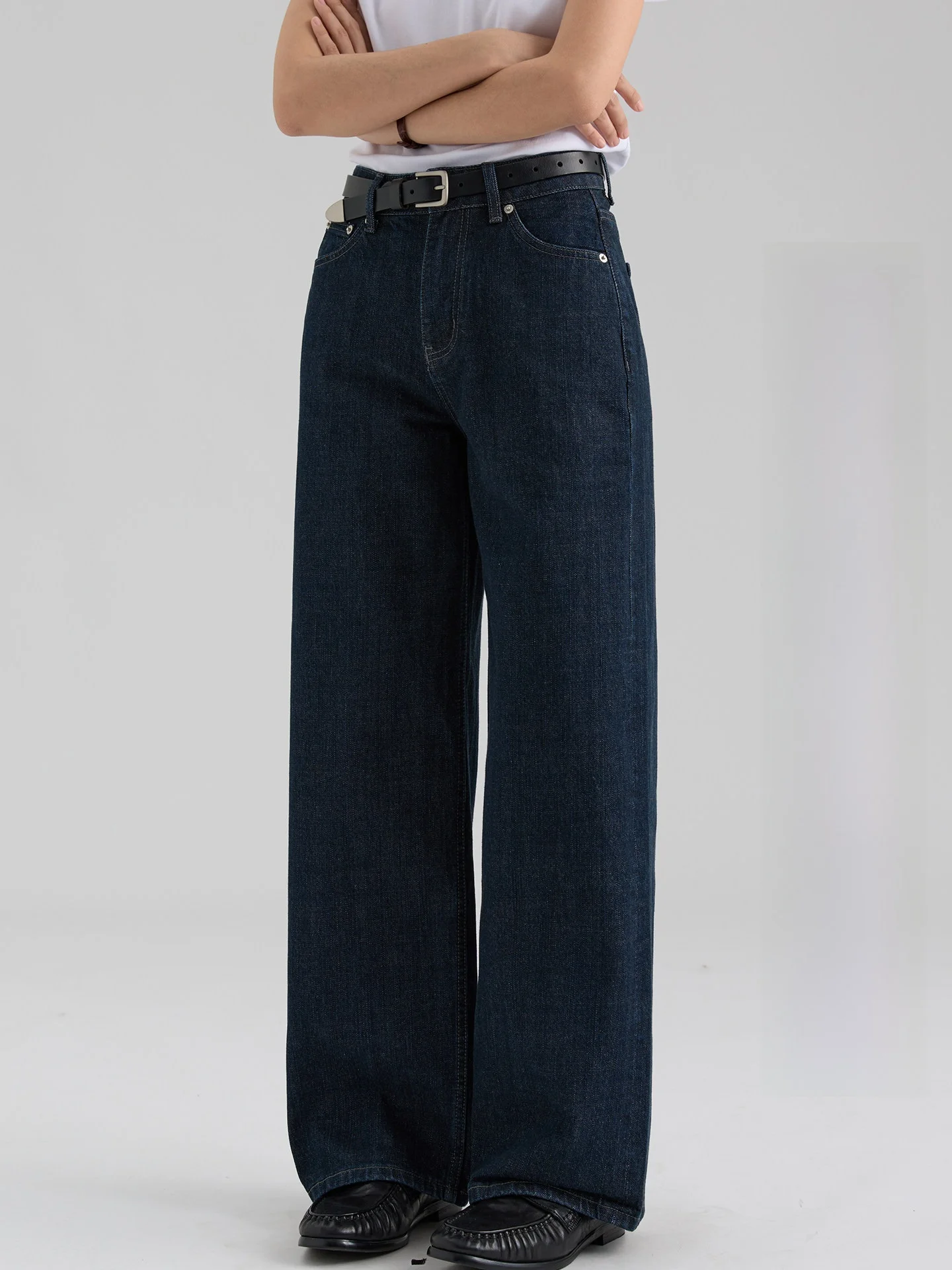 

High Waist Straight Leg Jeans Women's Casual Long Pants Spring New Sle Dwind2026 Slimming Vintage Floor-Length