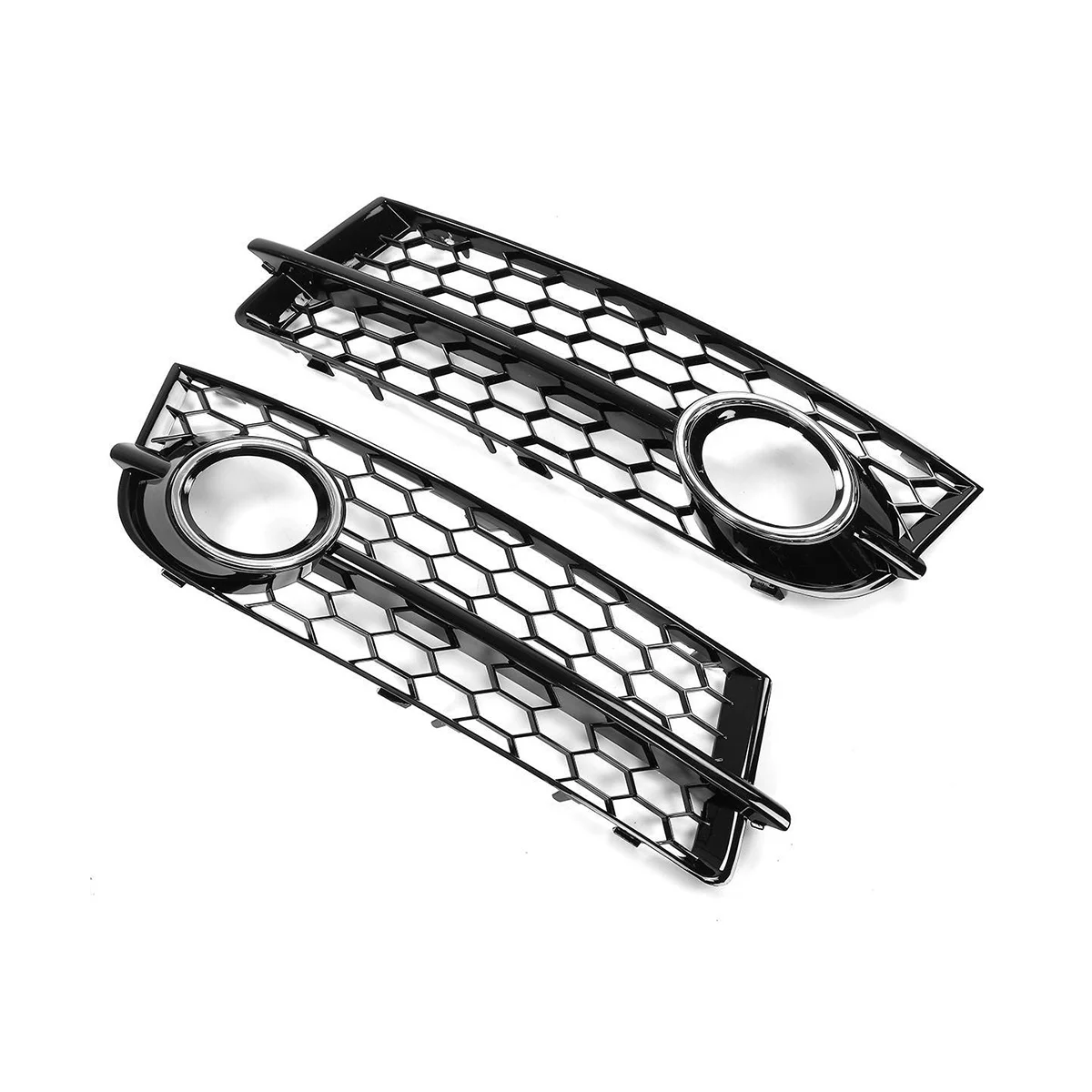 

Car Chrome Fog Light Lamp Cover Trim Front Fog Lamp Grilles for TT 8J 2006-2014 8J080768201C