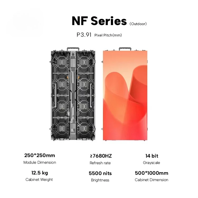 P3.91mm Portable Outdoor Rental Truss LED Video Wall Backdrop Stage Concert Event IP65 Waterproof 5500nits