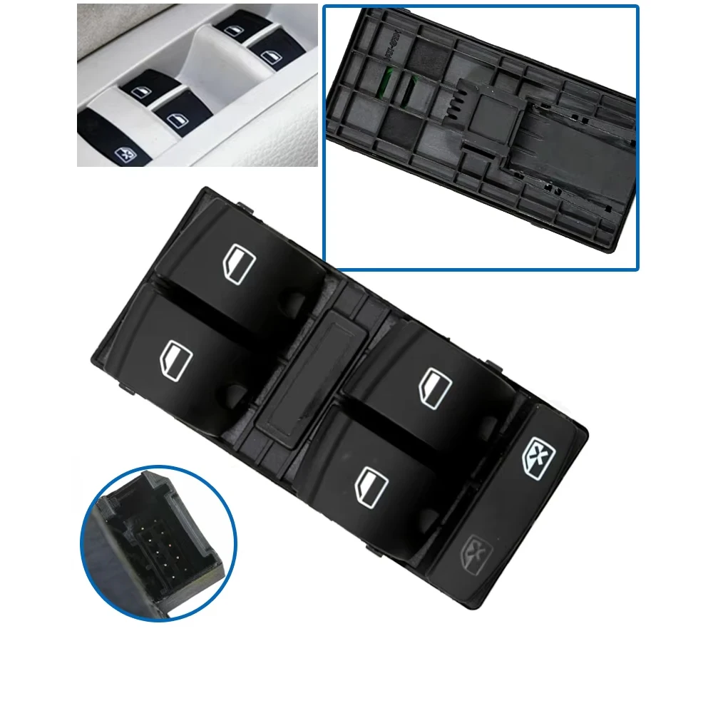 4FD959851A excellent Power Window Switch For SEAT EXEO Audi A4 A5 Q5 A6 2.0 2.7 TDI 2005-2012 4FD959851 4F09598515PR 4F0959851F