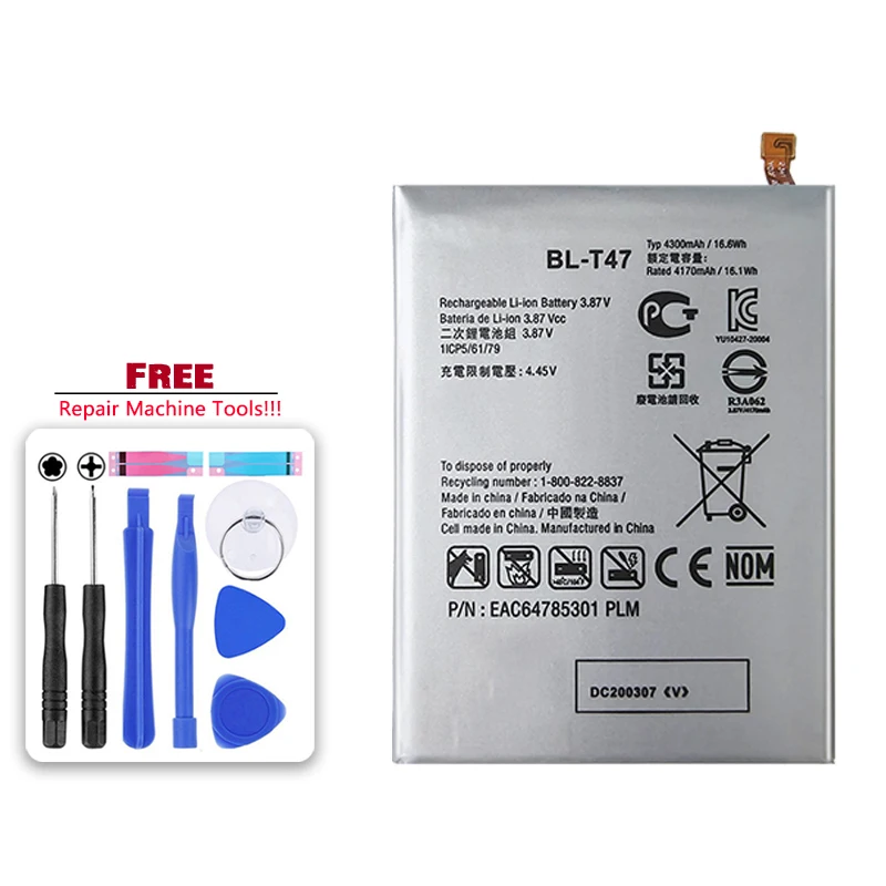 BL-T47 4300Mah Replacement Battery For LG Velvet 5G LMG900TM G9