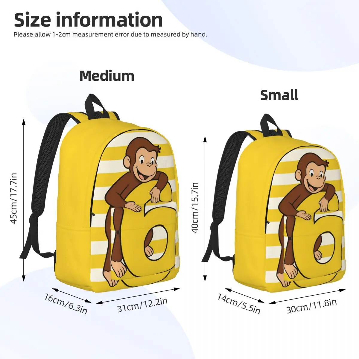 حقيبة ظهر جورج الغريبة للرجال والنساء، حقيبة ظهر رائعة للمشي لمسافات طويلة في المدرسة الثانوية والسفر، حقائب قماشية للكلية هدية