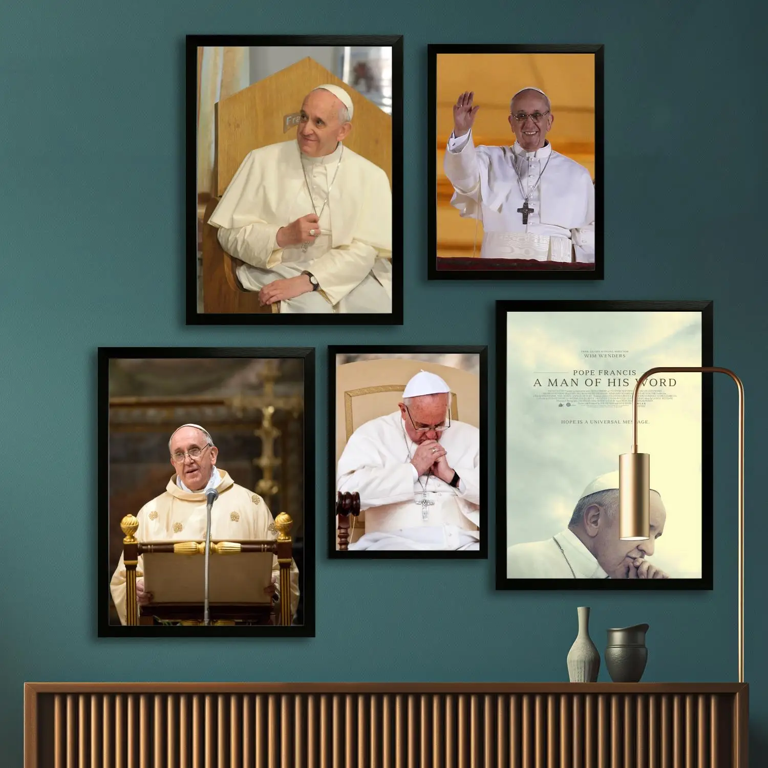 pope francis Canvas Art Poster and Wall Art Picture Print, Modern Family Bedroom Decor Posters,Decorative painting