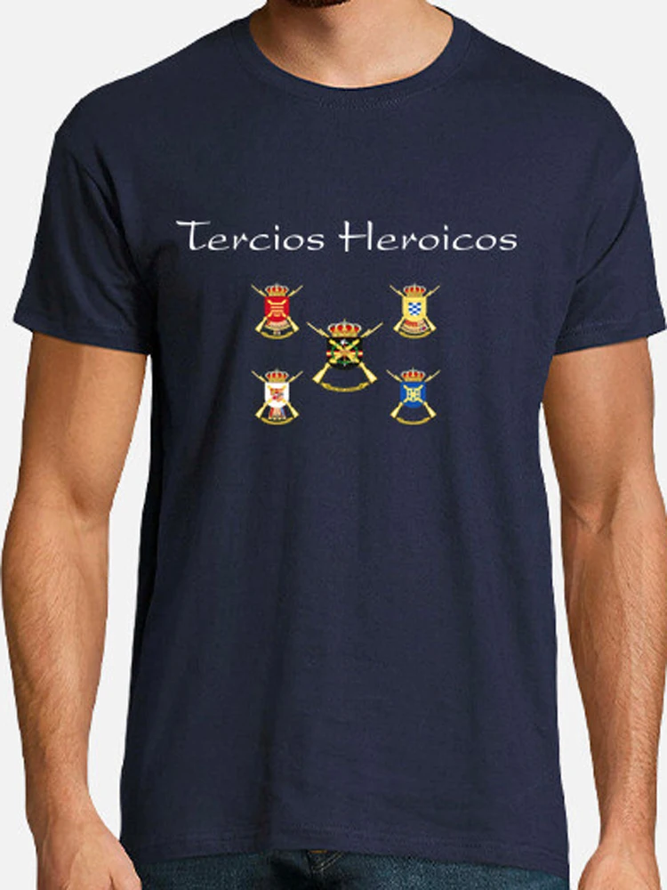 Tercios Spanish Legion Emblem T-Shirt Short Sleeve Casual 100% Cotton O-Neck Summer Mens T-shirt Size S-3XL