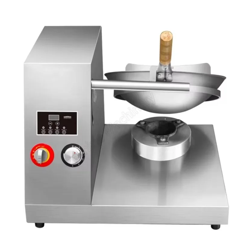 Nut Frying Machine Automatic Stirring Cooker Robot Stir Fry Pan Wok for Restaurant and Hotel