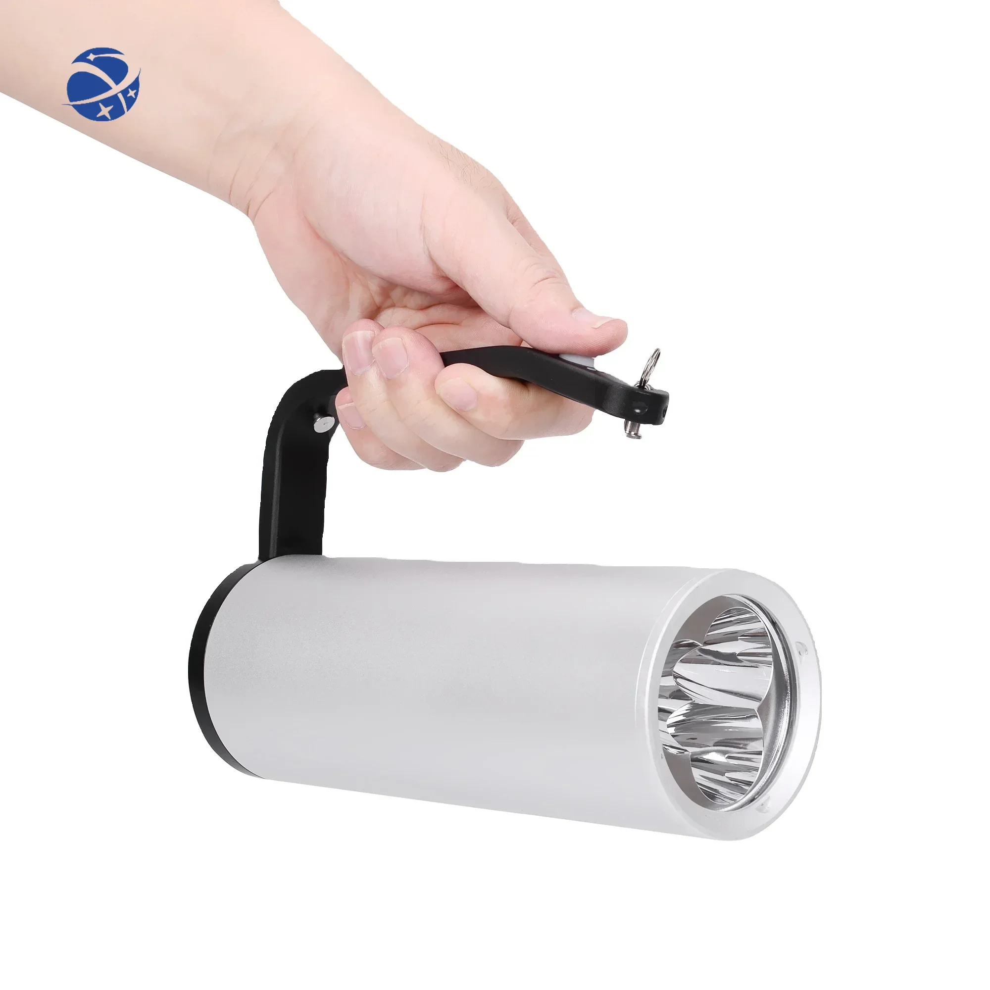 

2*12w 8430 Lux Portable Explosion-proof Searchlight / Flashlight LED Lighting High-power Strong Light Rechargeable Hand Lamp