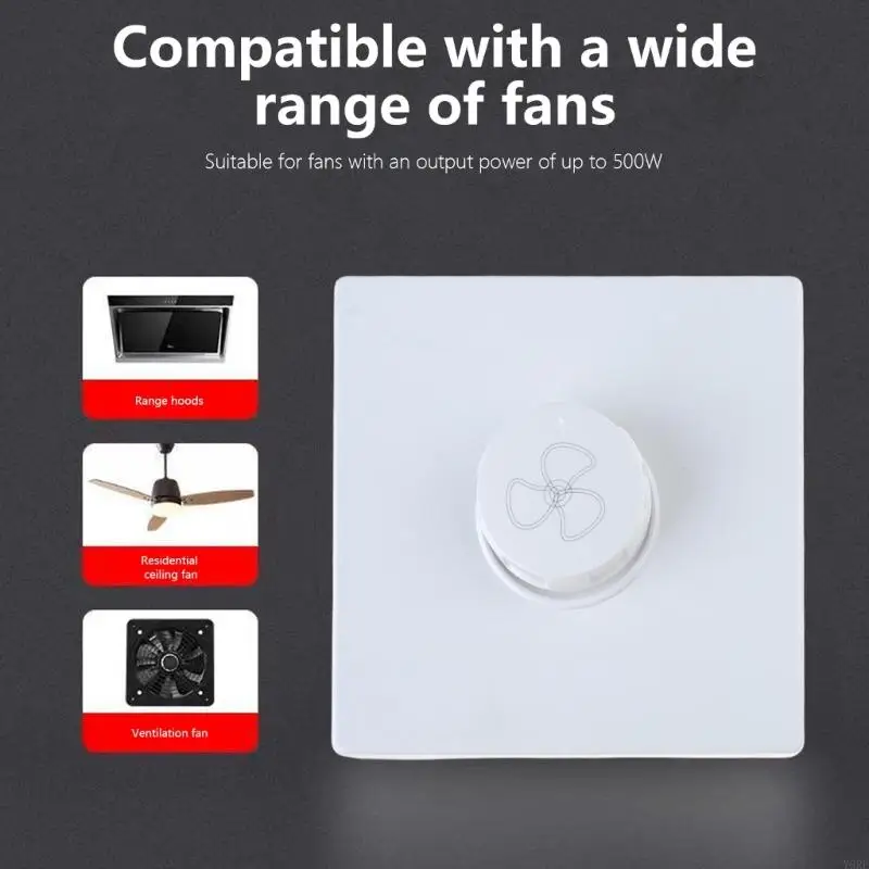 2025 Nieuwe windsnelheid Controller 5 Niveau Pas elektrische ventilator huishoudelijke paneelwandschakelaars 86 type voor enz