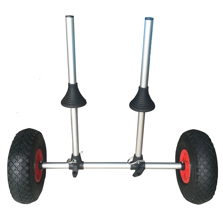 

Aluminum Folding Universal Kayak Carrier Trolley Canoes Trolley Paddle Boards Cart For Sale