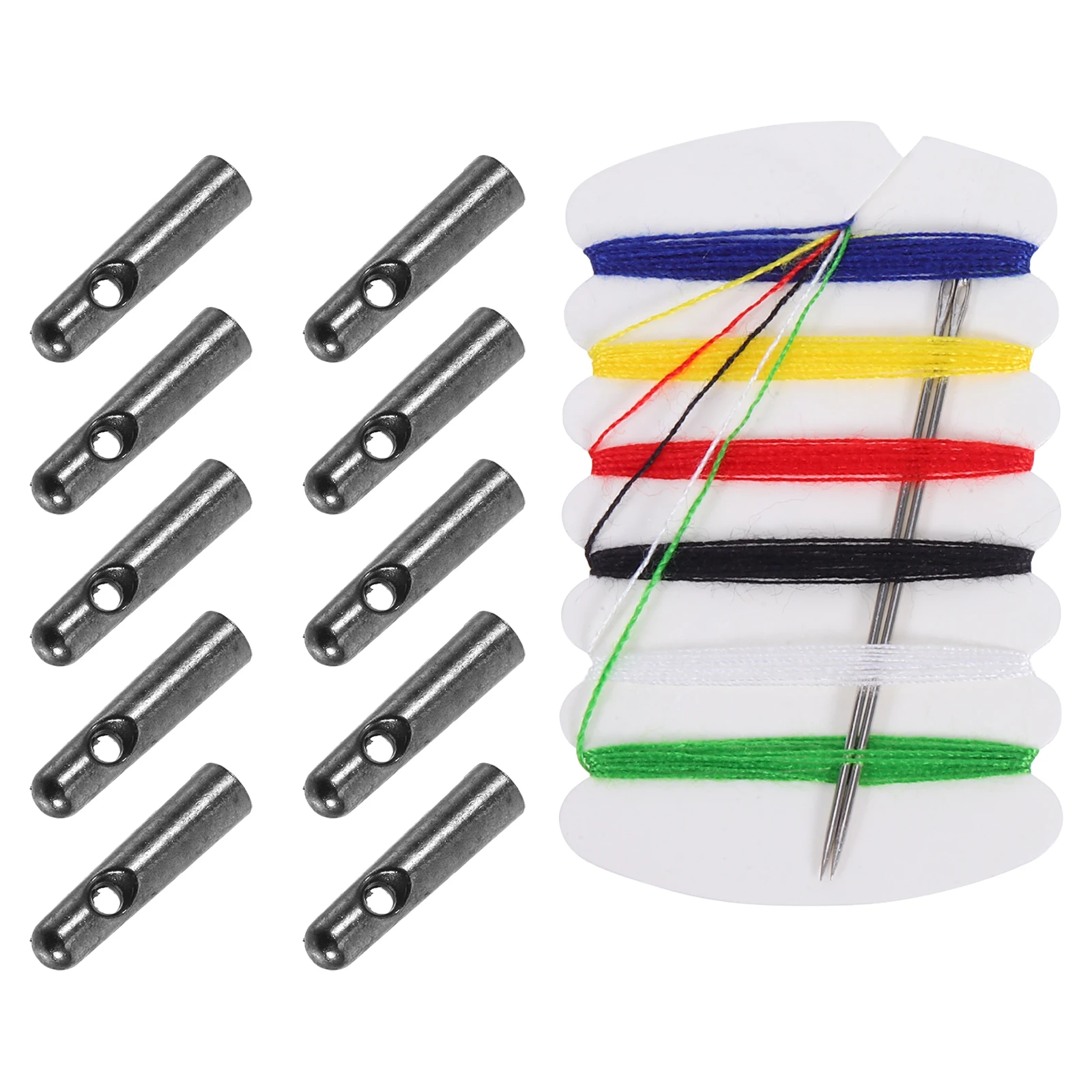 

10 Pcs Umbrella Bead Accessories Colorful Covers Repair Replacement Bone Indoor