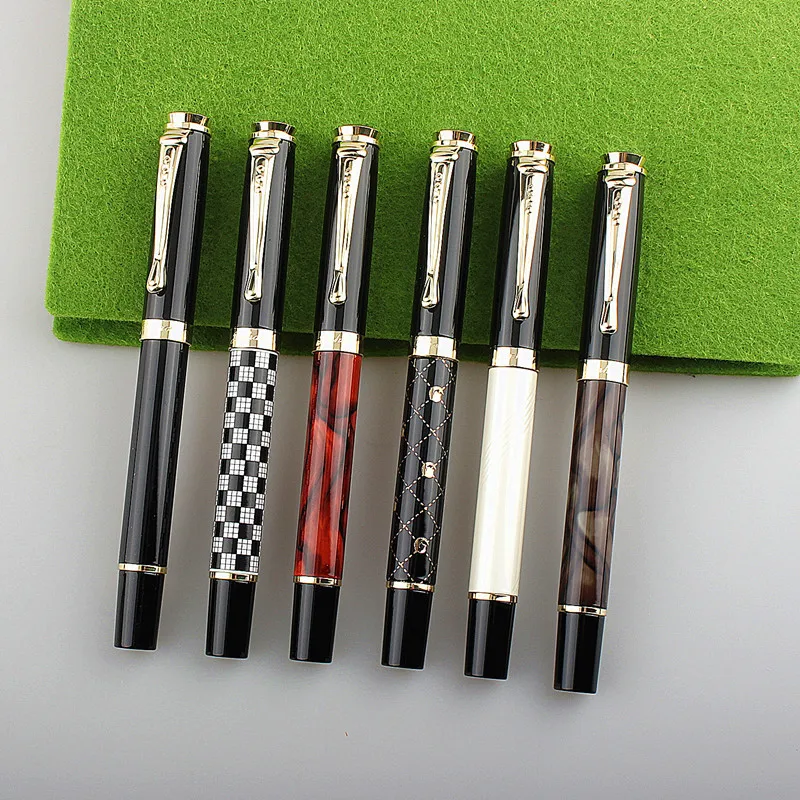 

JINHAO 500 Fountain Pen Marbled Iraurita Nib F 0.5mm Nib Signature Pen Business Student Practice Stationery Writing Gift Pen