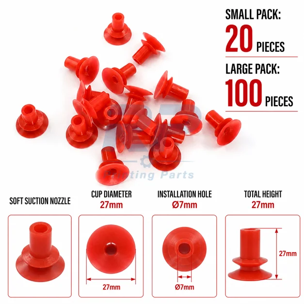 Suction Nozzle Cup for Laminating Machine Die Cutting Machine UV Coating Machine Printing Press Spare Part