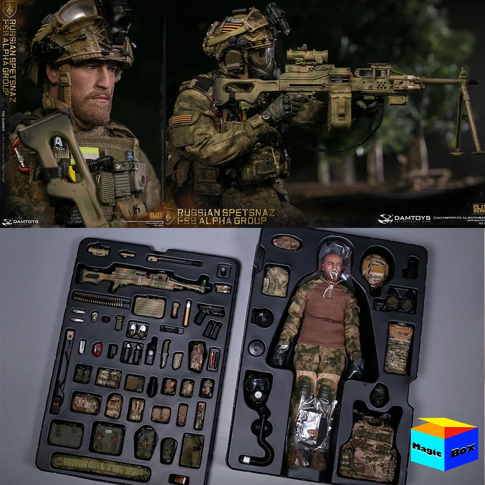 Masculino Soldado Conjunto Completo Action Figure, Russo Spetsnaz