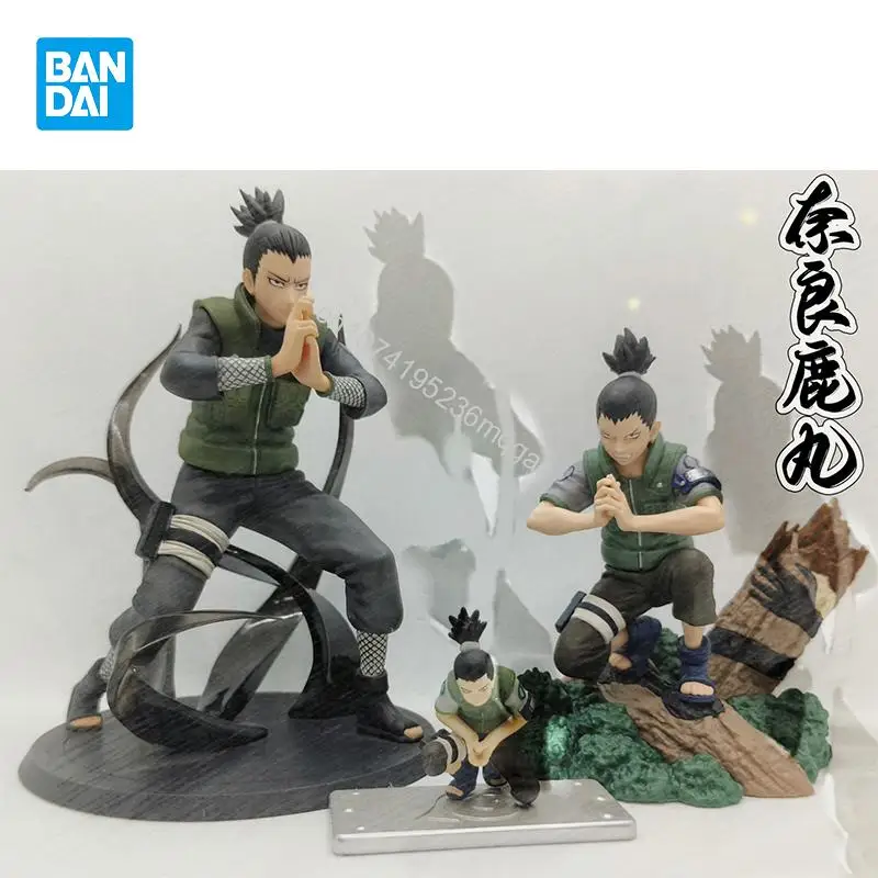

Bandai NARUTO Nara Shikamaru, полная серия, аниме, фигурки героев, модель, коллекции, игрушка в подарок, оригинал, в наличии