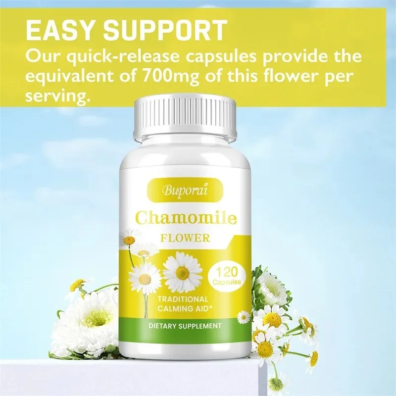 Chamomile Flower - Sedation, Aid Sleep, Improve Sleep Quality, Relieve Stress Supplement