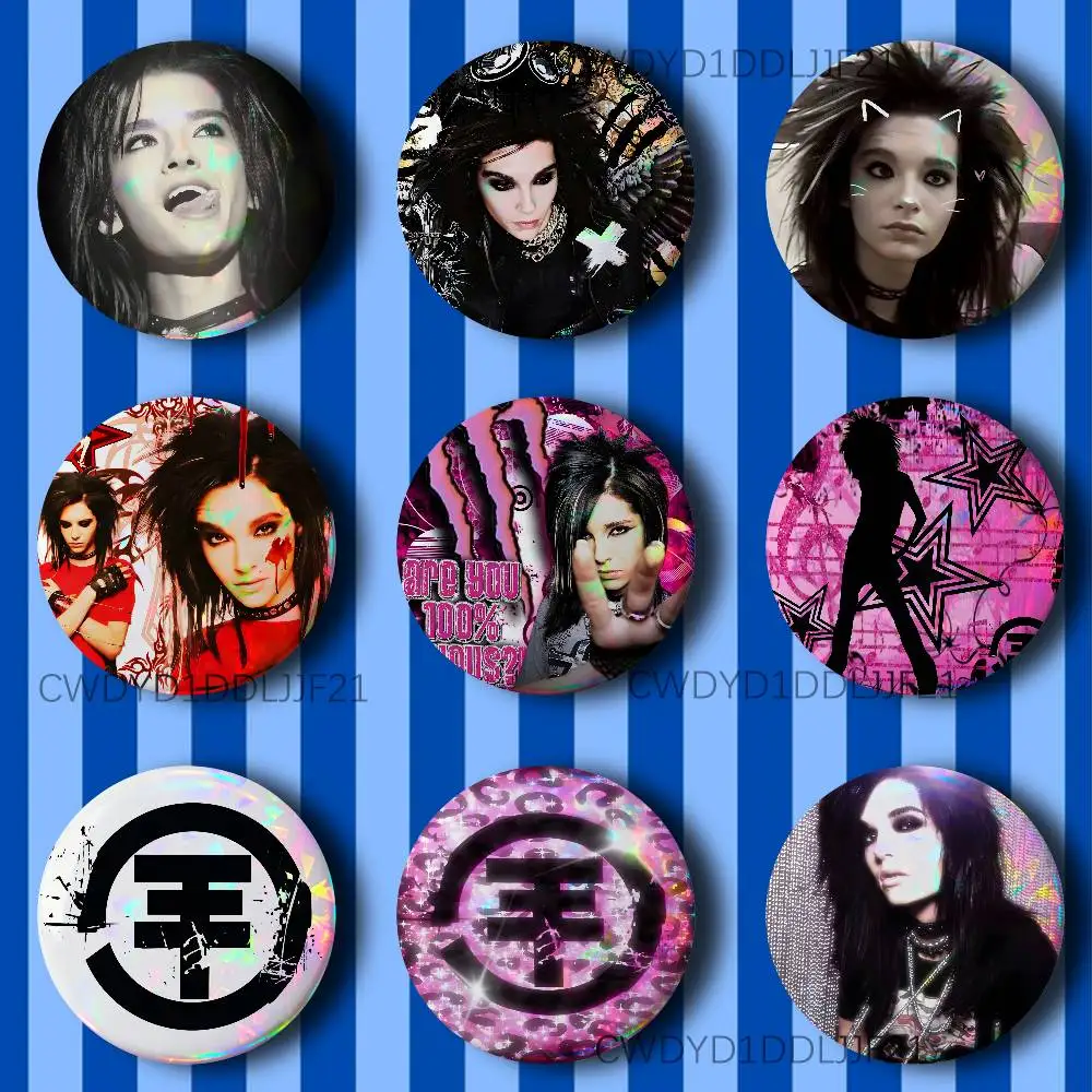 T-Tokio Hotel Band  Badge Brooch Figure Lapel Pins Clothes Backpack Fashion Cute Collection Decoration Display