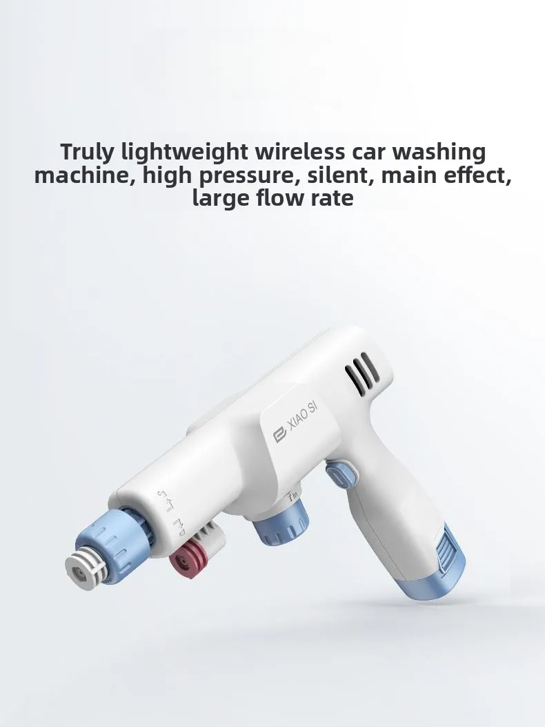 Premium 00A High Pressure Car Washing Machine Wireless Lithium Battery Handheld High Pressure Water Gun Mini Portable Durable