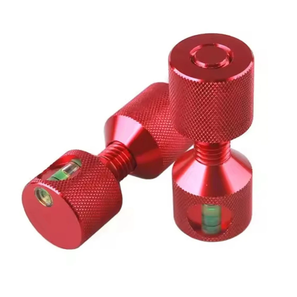 Set of 2 Aluminum 2 Hole Flange Alignment Pins with Integrated Level for 12 Inch 14 Inch 150LB Flange Installation