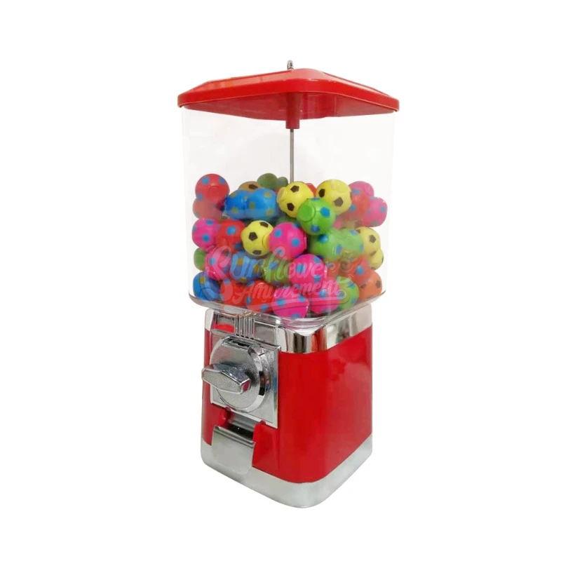 amusement mall popular kids gumball machine candy dispenser capsule toys bouncy ball vending