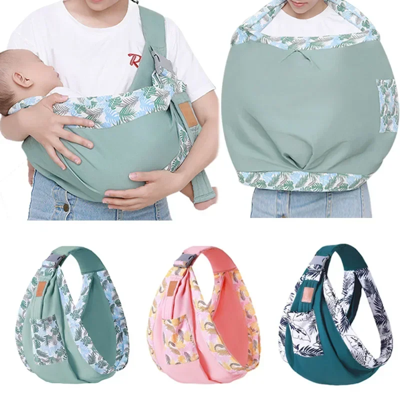 Baby Wrap Pasgeboren Sling Dual Use Baby Verpleging Cover Carrier Mesh Stof Borstvoeding Carriers Up Draagzak Rugzak 0-36M